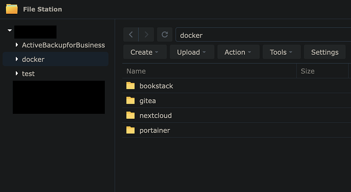 1.synology file station