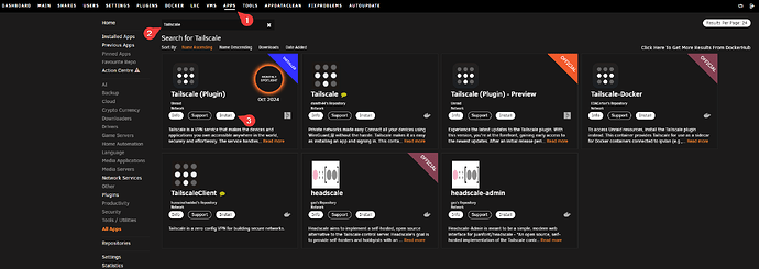 Tailscale Plugin