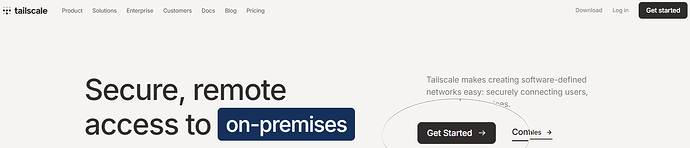 Get Started Button
