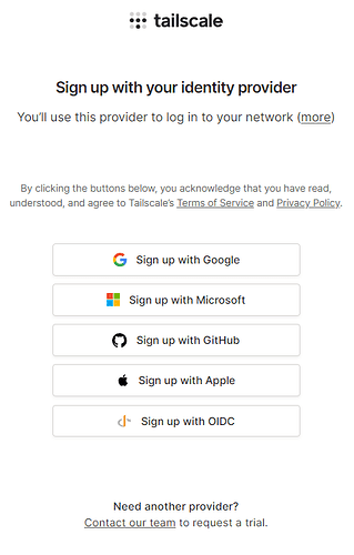 Identity Provider Selection